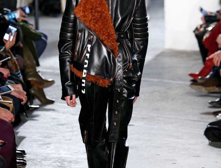 proenza_schouler ready to wear fall winter 2017-18 new-york february 2017 clothing apparel human person coat overcoat footwear