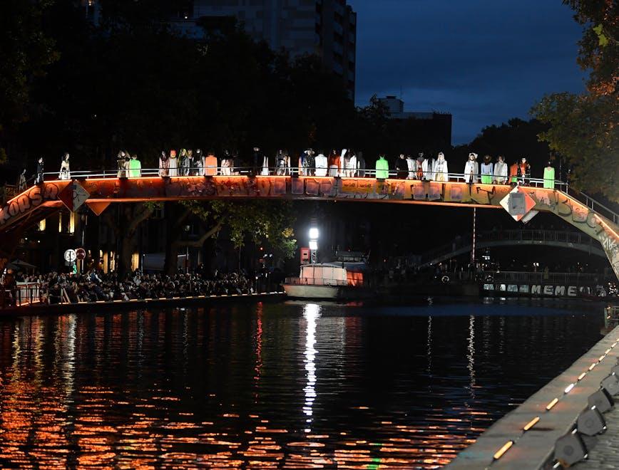 water waterfront bridge building human person pier dock transportation vehicle