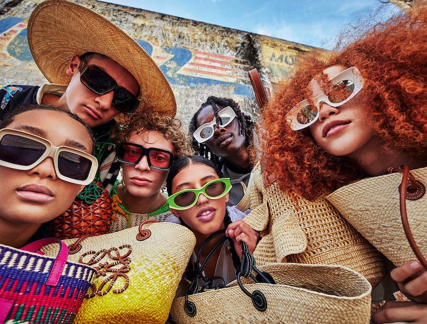 date: 2021-01-08 model: fisher smith model: emiliano cruz model: heaven watson model: tianna saint louis model: maria fernanda alvarez city: merida - mexico model: abdulaye niang client: loewe paula's ibiza ss 2021 photographer: gray sorrenti location: yucatan - mexico makeup artist: frankie boyd hair stylist: jefferson raposo santiago stylist: christopher brown creative director: martin latham content producer: carla santana prop stylist: adrian videographer: marilou daube video camera operator: nick perron-siegel art director: diego seijas designer 1: pol anglada designer 2: harry pontefract advertising sunglasses accessories accessory person human head hair glasses