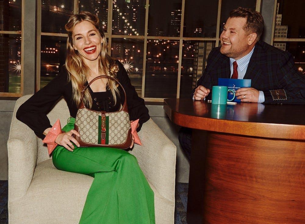 Sienna Miller e James Corden 