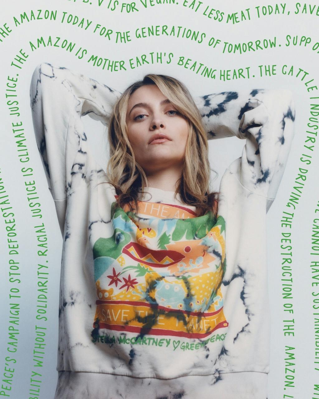 Paris Jackson testimonial della collezione Stella x Greenpeace