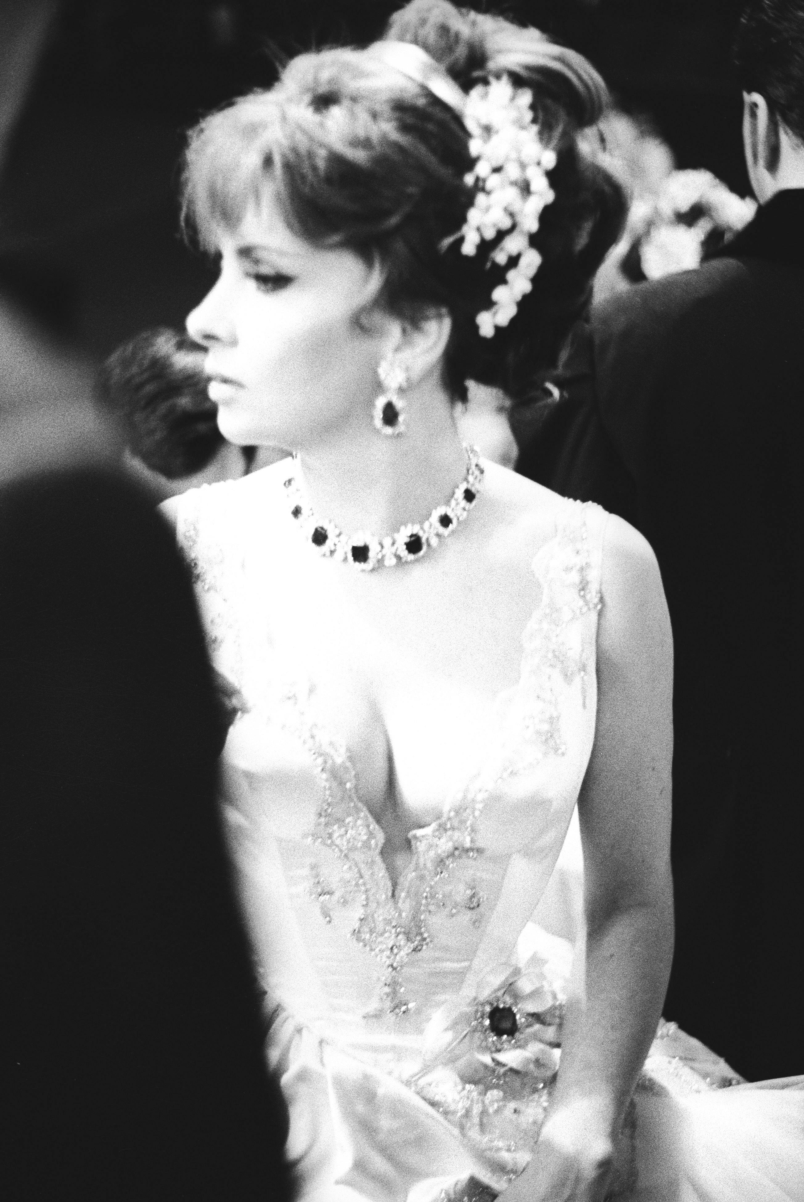 Gina Lollobrigida con parure Bulgari al ballo di Montecarlo, anni '60scatto di Paolo di Paolo courtesy of Archivio Paolo Di Paolo