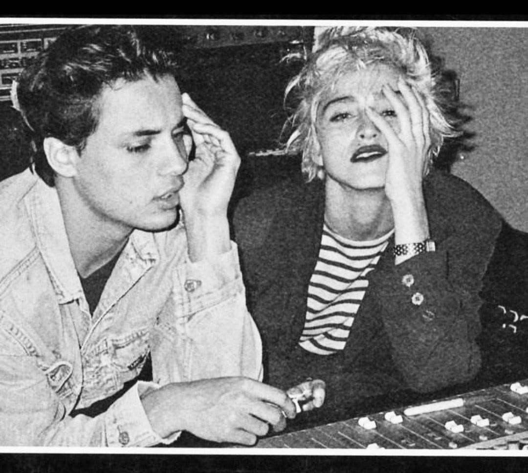 Nella foto il ritratto di Nick Kamen e Madonna