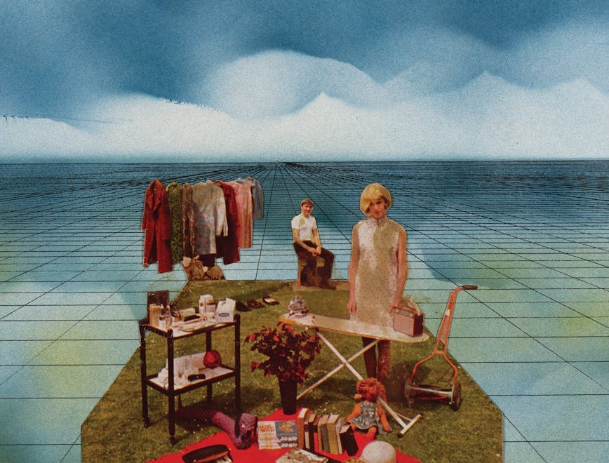 “Supersurface,The Happy Island, project,” 1971, di Superstudio (Gian Piero Frassinelli, Alessandro Magris, Roberto Magris, Adolfo Natalini, Cristiano Toraldo di Francia e Alessandro Poli).The Museum of Modern Art, New York.