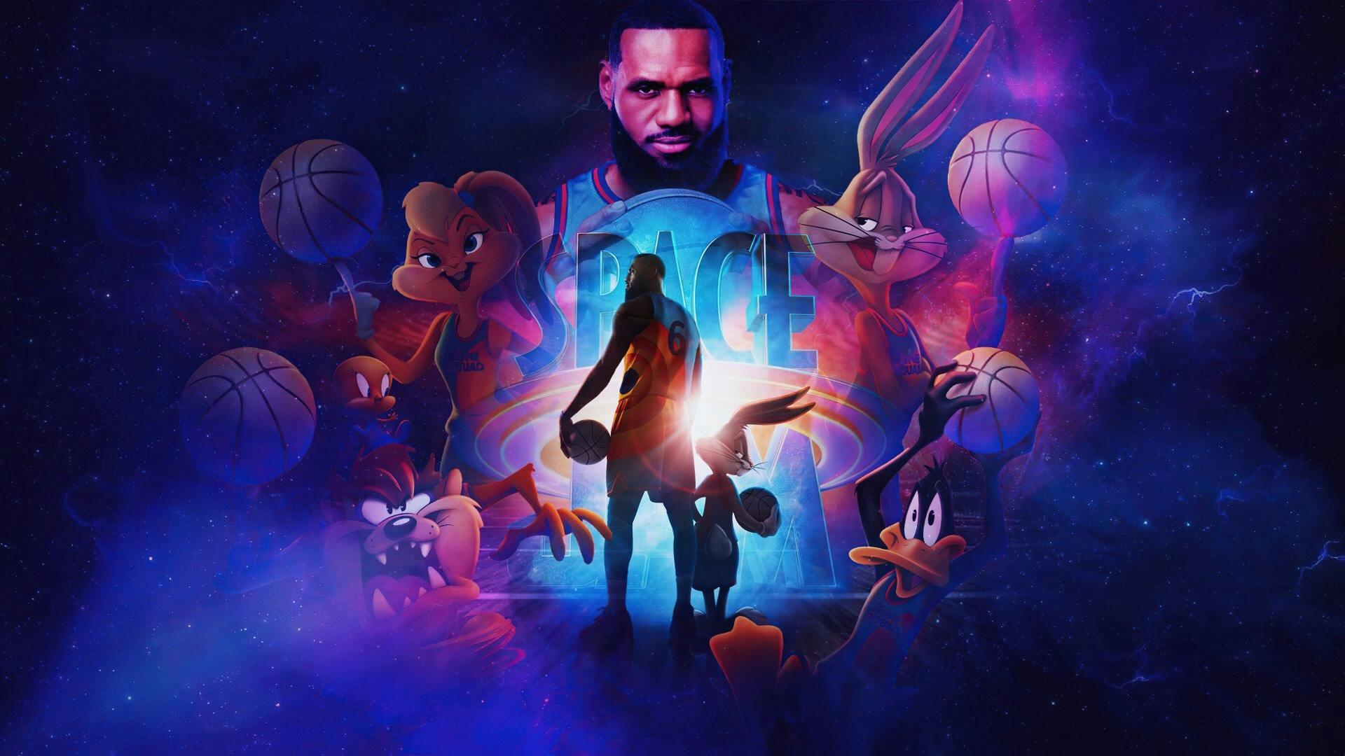 La locandina di "Space Jam: A New Legacy" il sequel del film del 1996 distribuito da Warner Bros