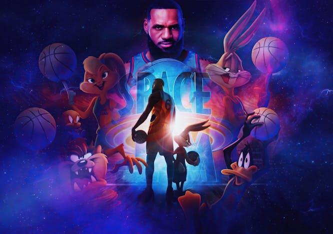 La locandina di "Space Jam: A New Legacy" il sequel del film del 1996 distribuito da Warner Bros