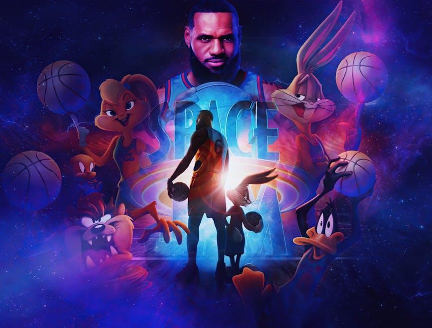 La locandina di "Space Jam: A New Legacy" il sequel del film del 1996 distribuito da Warner Bros