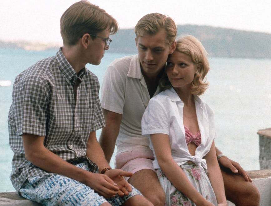 Nella foto Matt Damon, Jude Law e Gwyneth Paltrow in "The Talented Mr. Ripley"