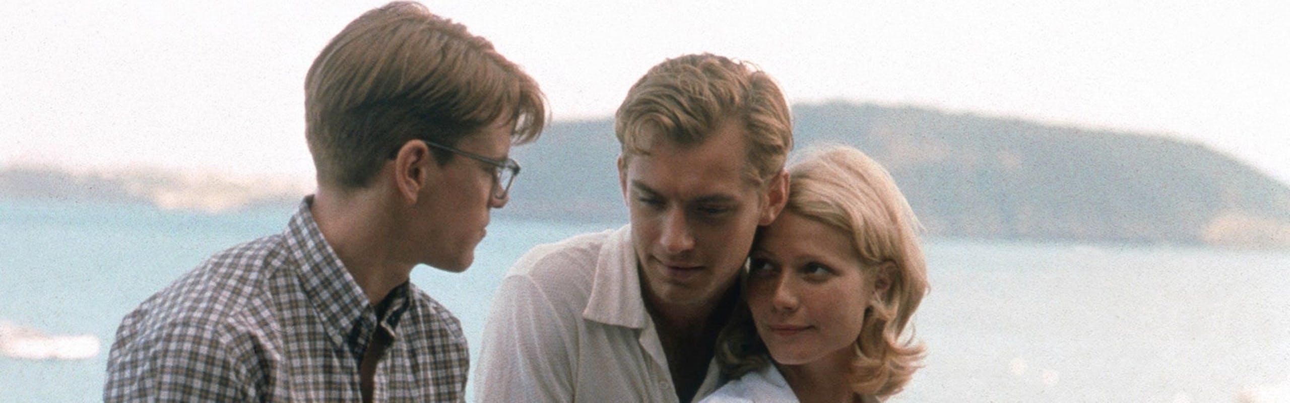 Nella foto Matt Damon, Jude Law e Gwyneth Paltrow in "The Talented Mr. Ripley"