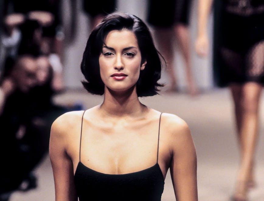 Nella foto la top model Yasmeen Ghauri