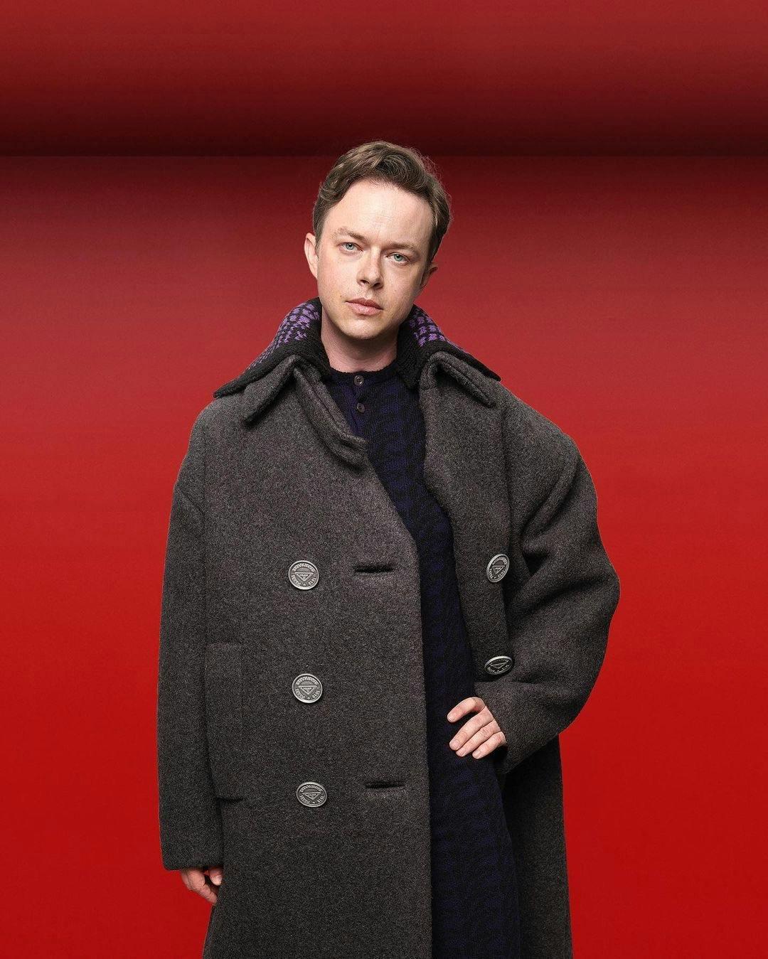 Nella foto Dane Dehaan indossa PRADA come special guest alla sfilata uomo Primavera Estate 2022