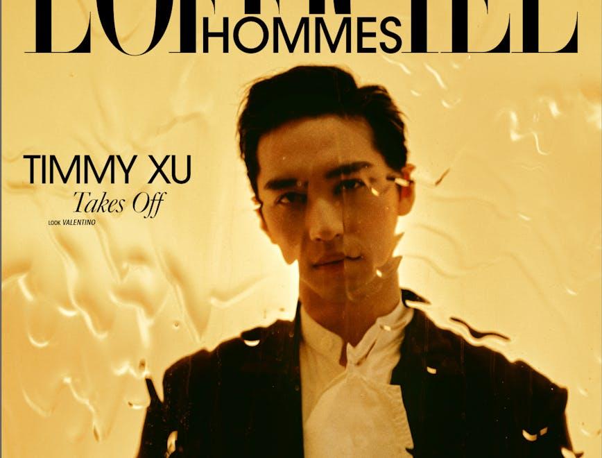 Nella foto Timmy Xu in cover indossa un total look VALENTINO 