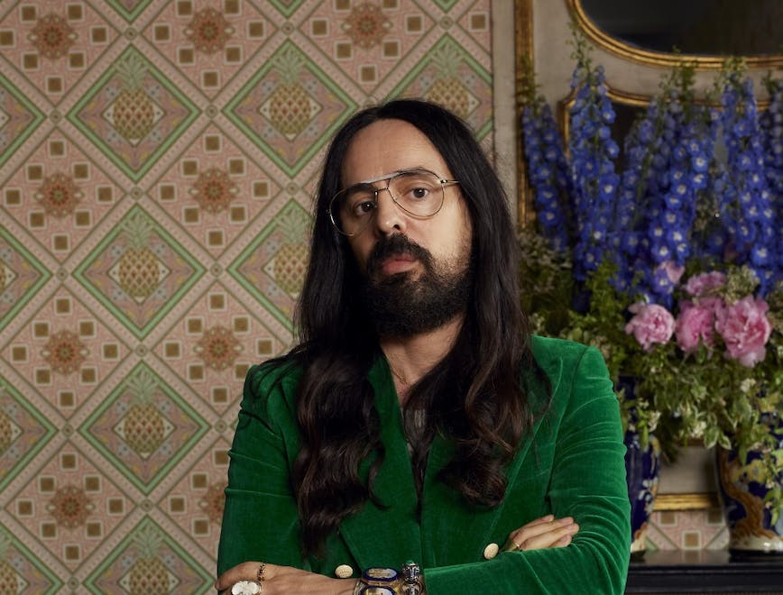 Nella foto il ritratto di Alessandro Michele Direttore Creativo di Gucci