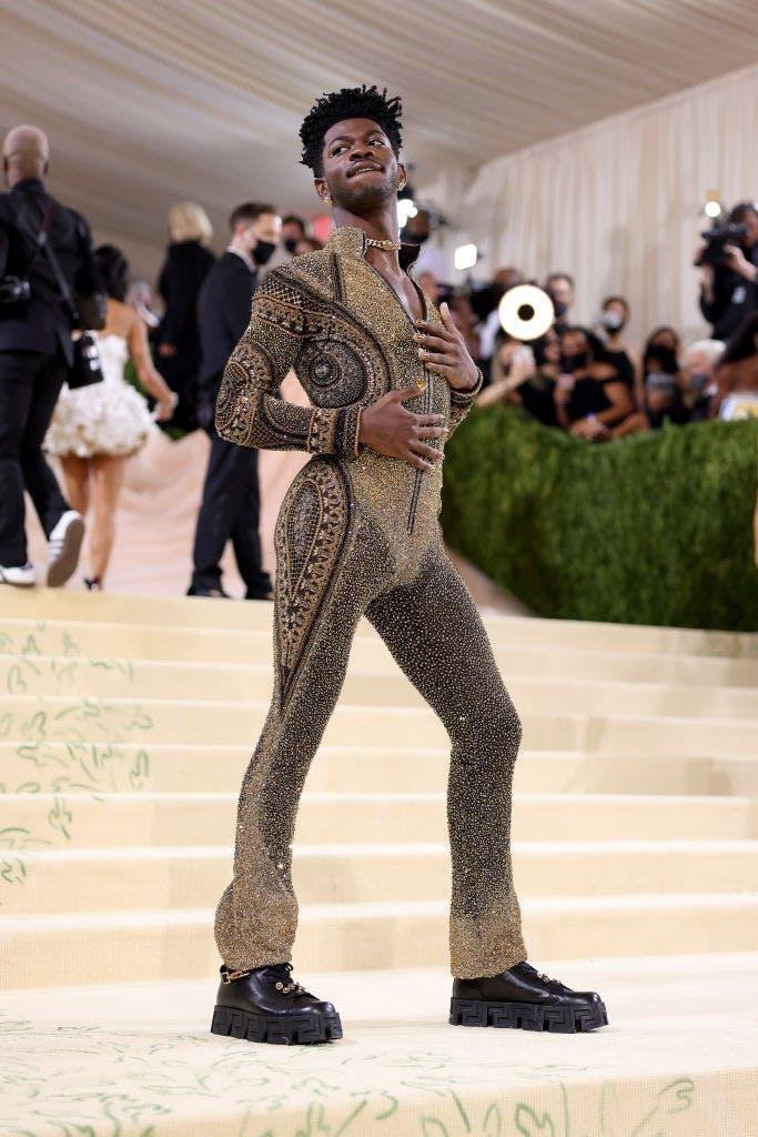 Nella foto Lil Nas X al MET Gala