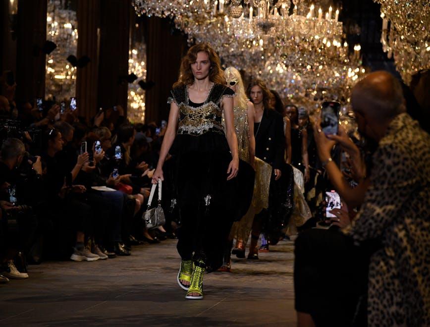 Nella foto Louis Vuitton la collezione Primavera Estate 2022