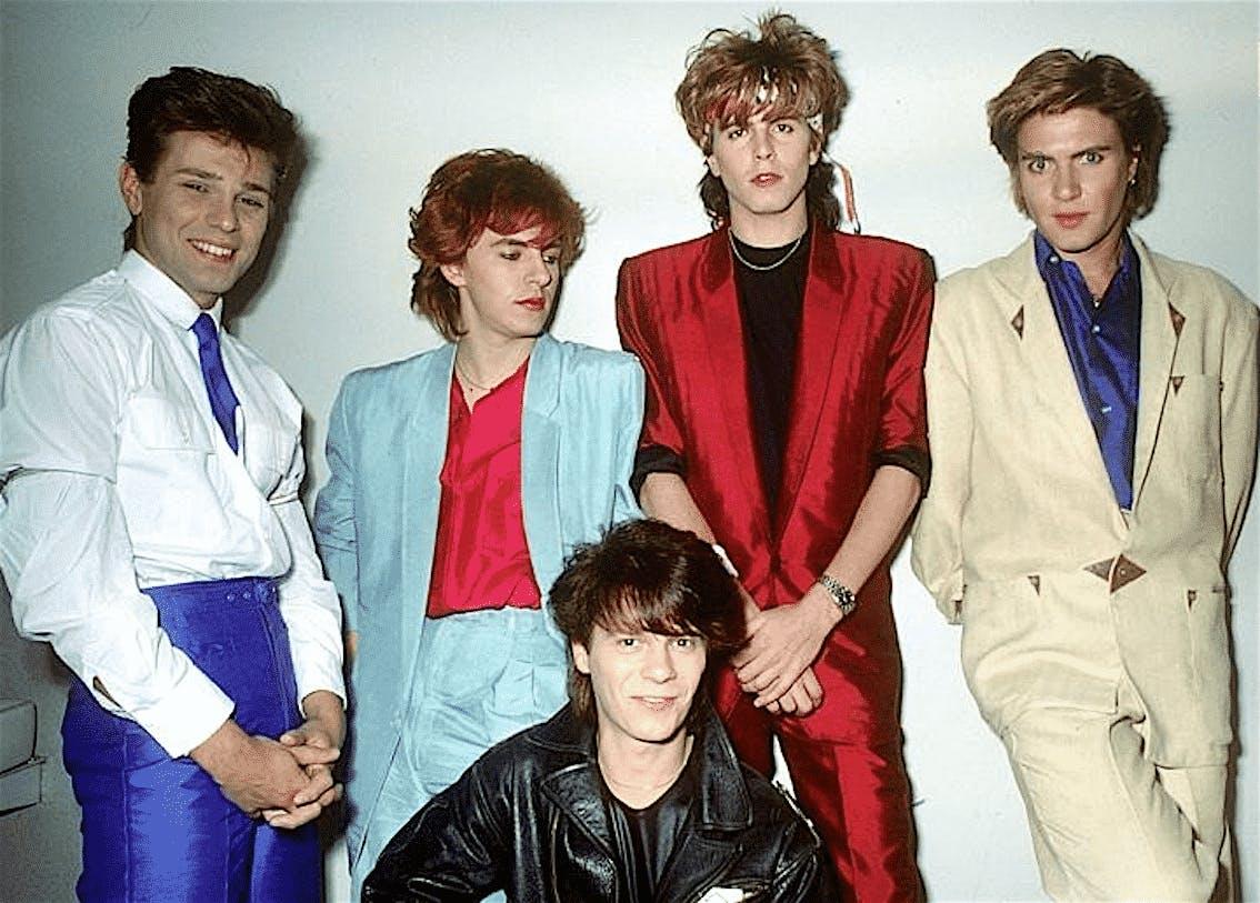 La band inglese Duran Duran neglia anni '80