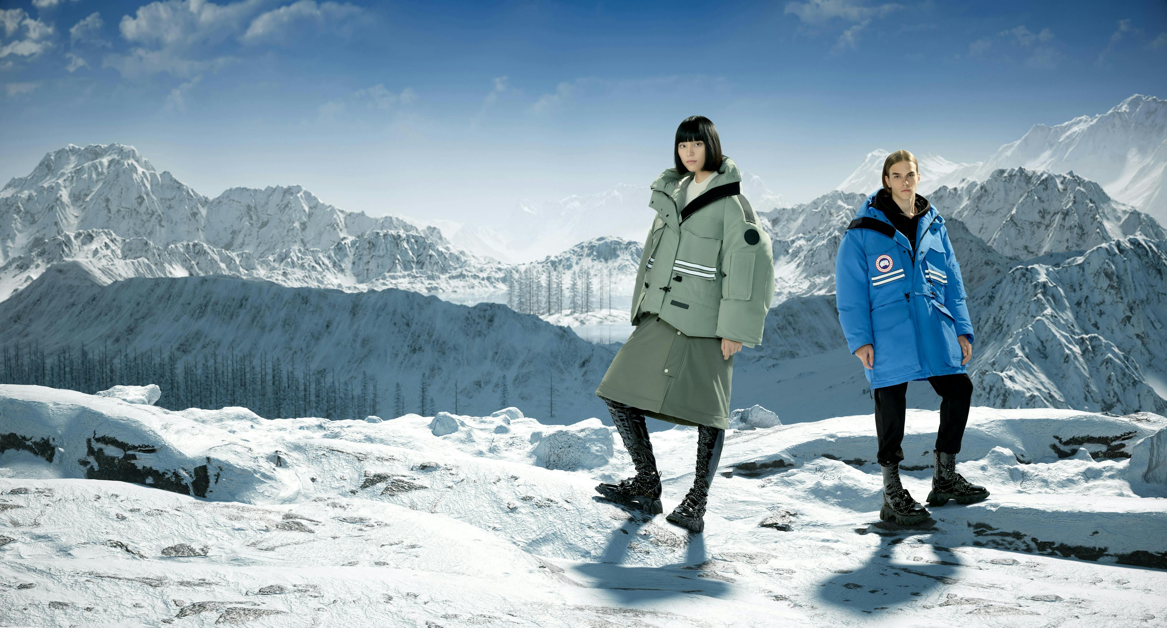 Giacca piumino donna e uomo Angel Chen x Canada Goose