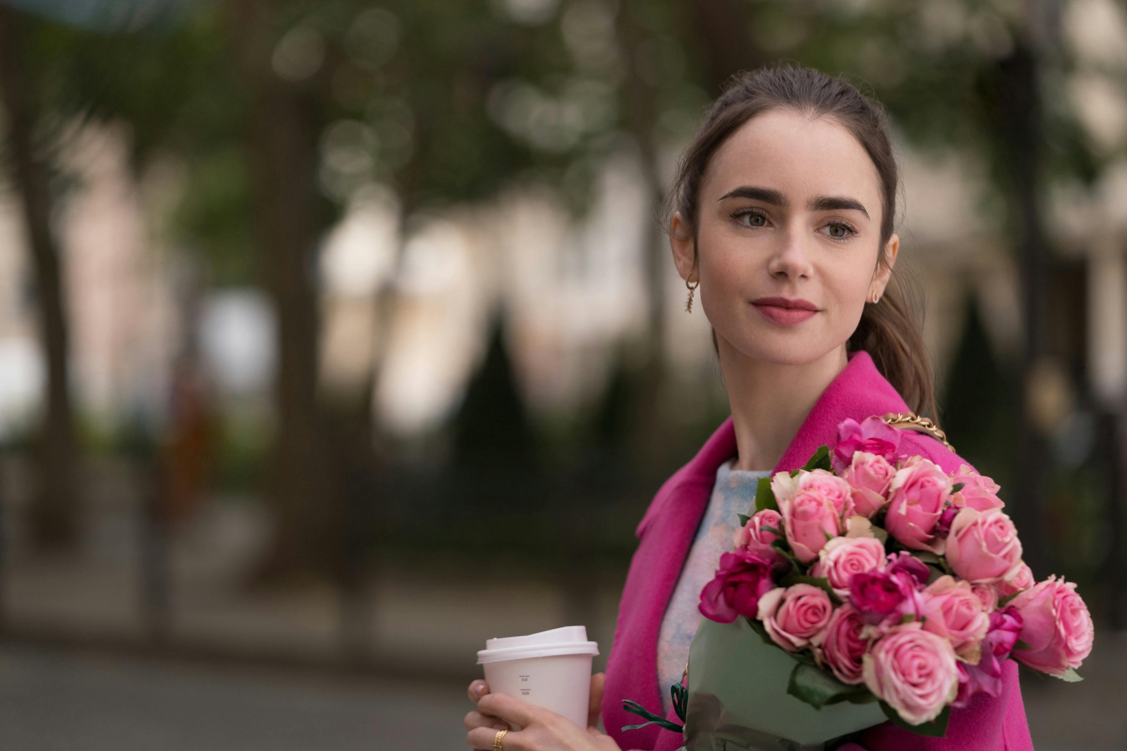 Lily Collins in Emily in Paris