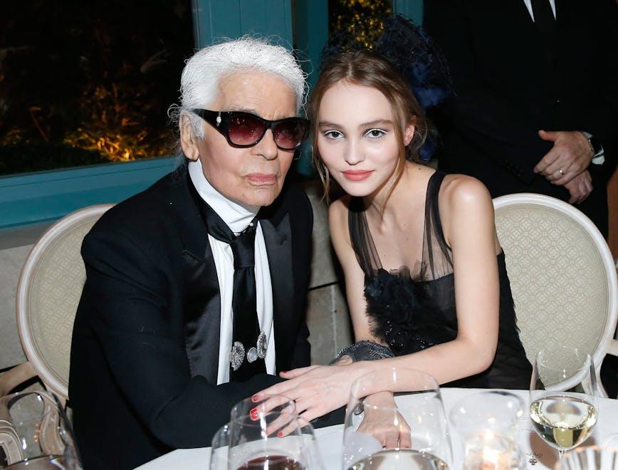 Karl Lagerfeld e Lily Rose-Deep