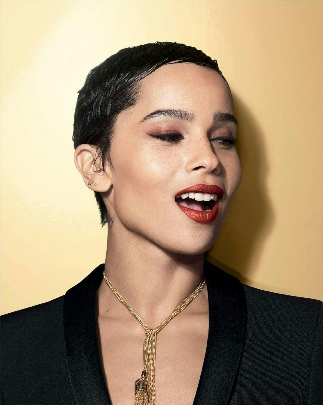 Zoe Kravitz, trucco YSL