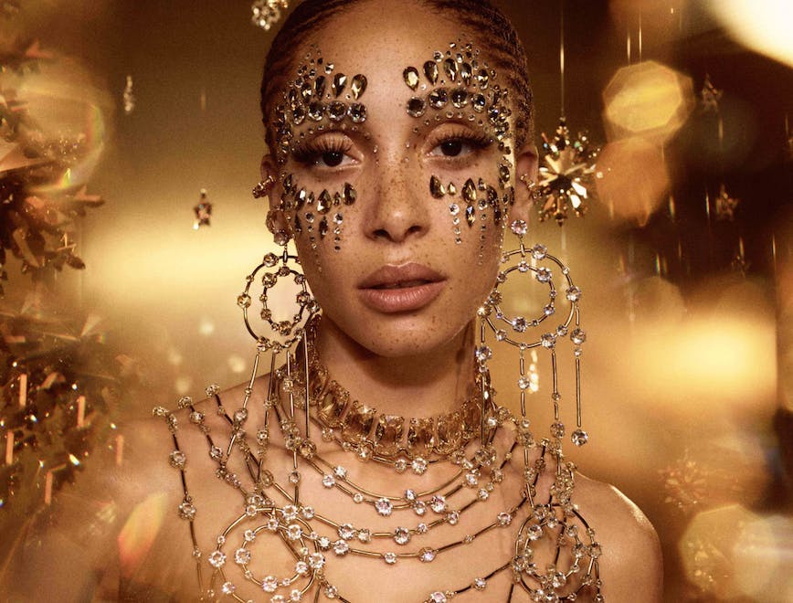 Adwoa Aboah by Mikael Jansson per Swarovski Season Campaign