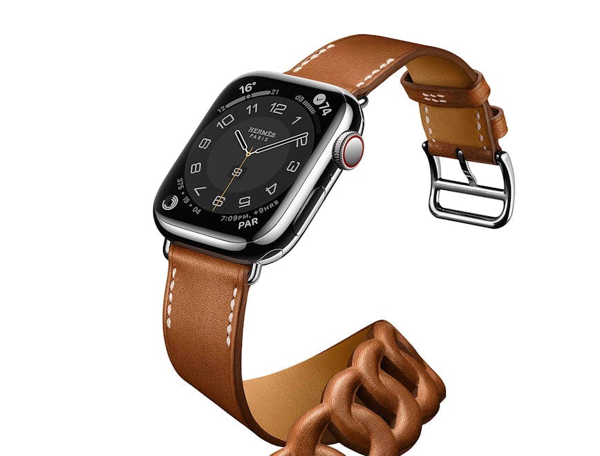 Nella foto il nuovo Apple Watch Hermès serie 7