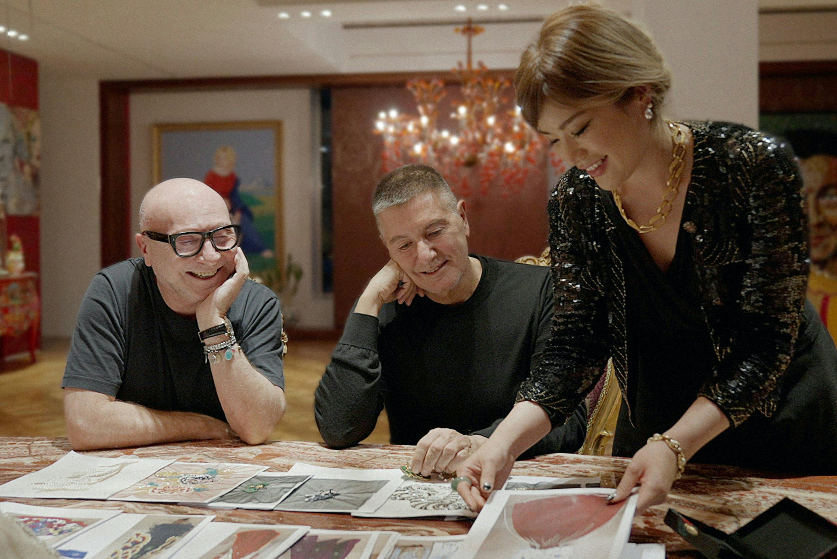 Domenico Dolce, Stefano Gabbana e Miss Sohee