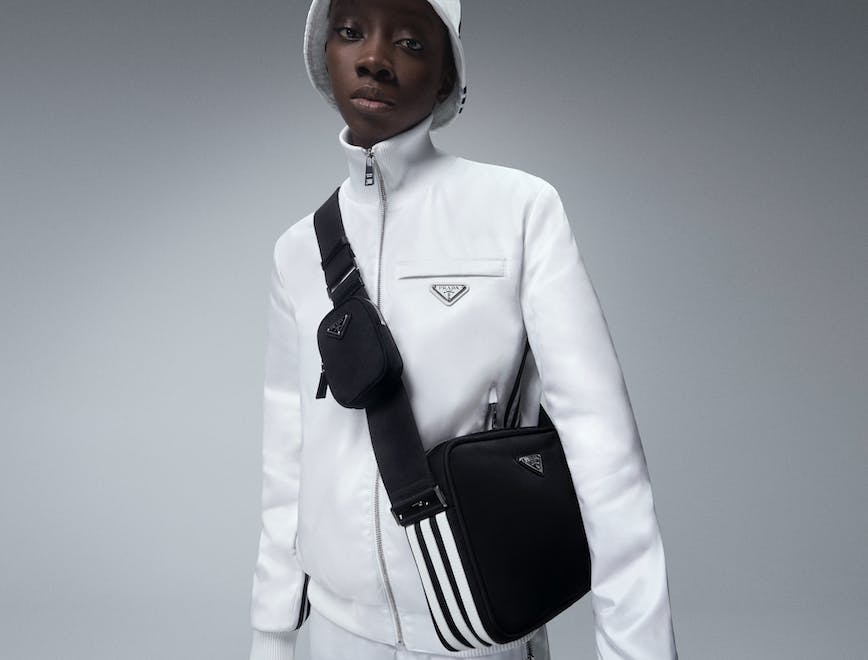 adidas aw21 farago projects forum jonathan baron london originals prada renylon valentin herfray/jonathan baron clothing apparel bag person human handbag accessories accessory