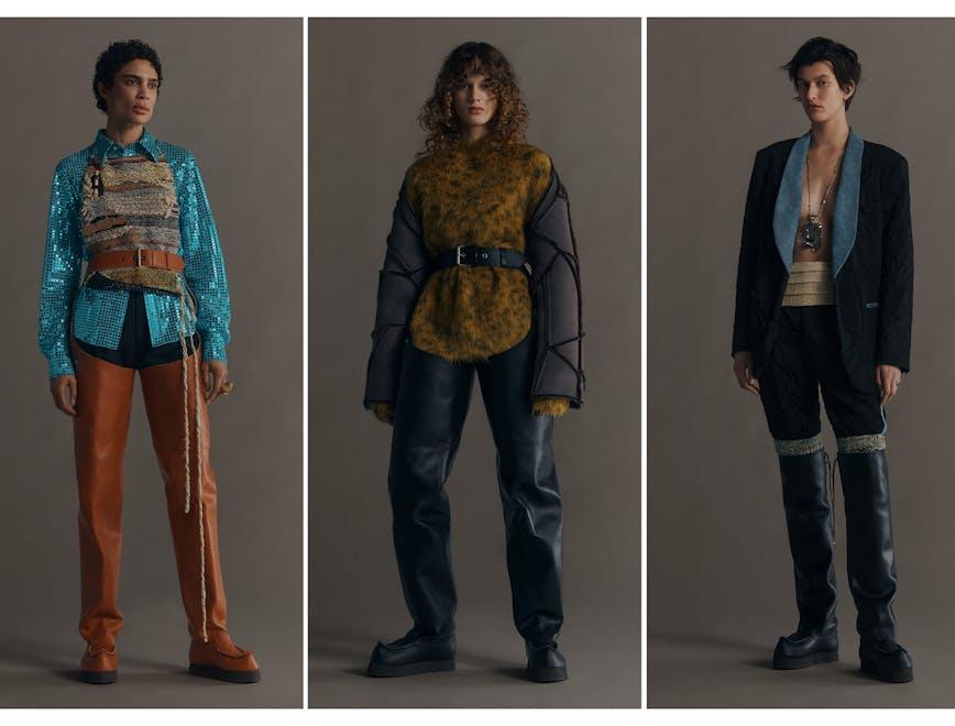 Nell foto Acne Studios la collezione uomo Autunno Inverno 2022-23 