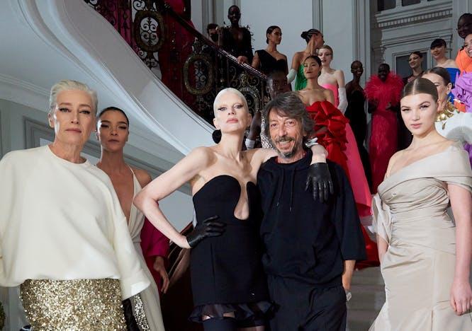 Nella foto Valentino Anatomy of Couture la collezione Primavera Estate 2022