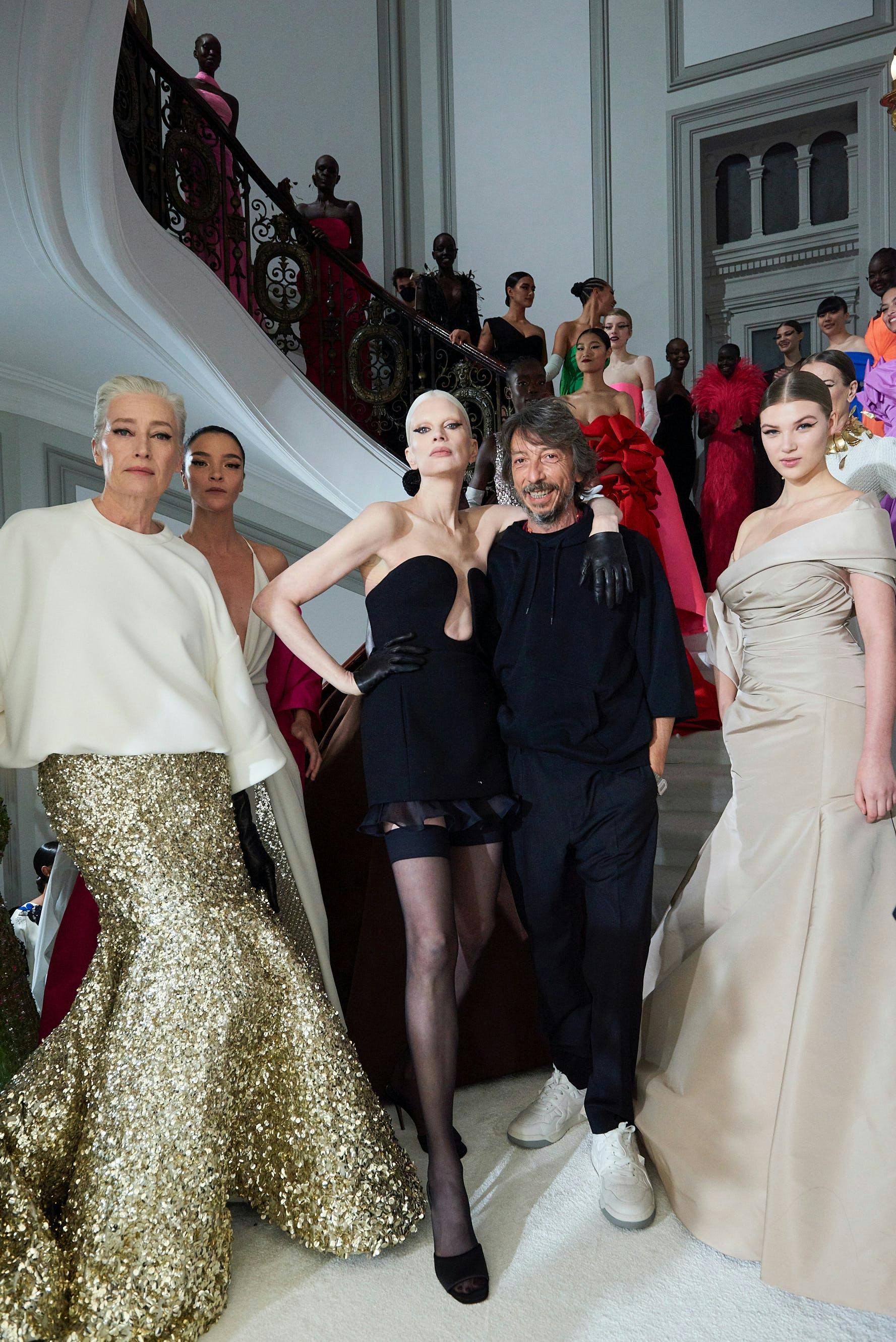 Nella foto Valentino Anatomy of Couture la collezione Primavera Estate 2022