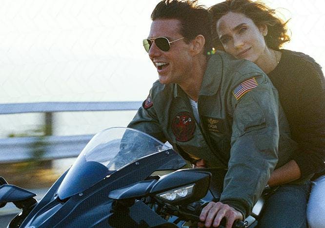 Una scena di Top Gun: Maverick. 