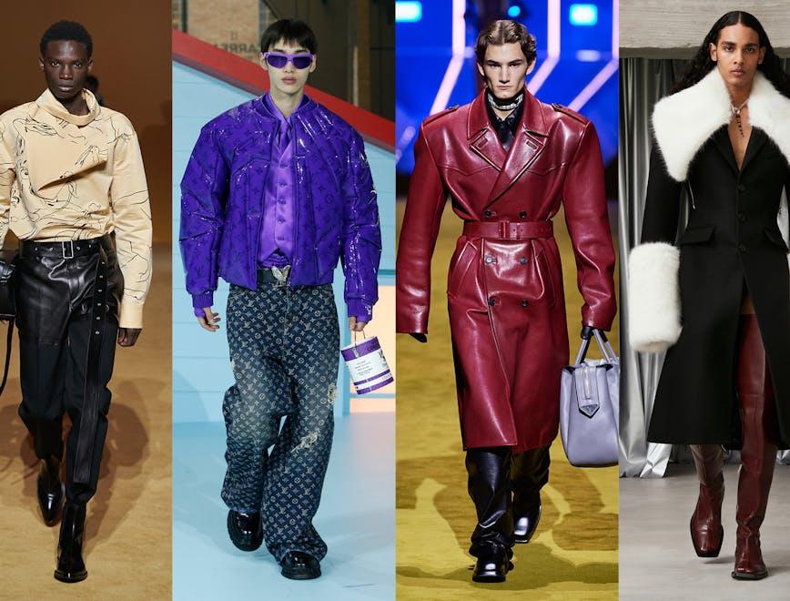 Nella foto Le tendenze moda uomo Autunno Inverno 2022 dalle passerelle