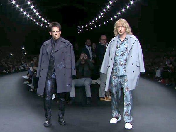 In foto uno scatto di Ben Stller e Owen Wilson alla sfilata di Valentino Autunno/Inverno 2015.