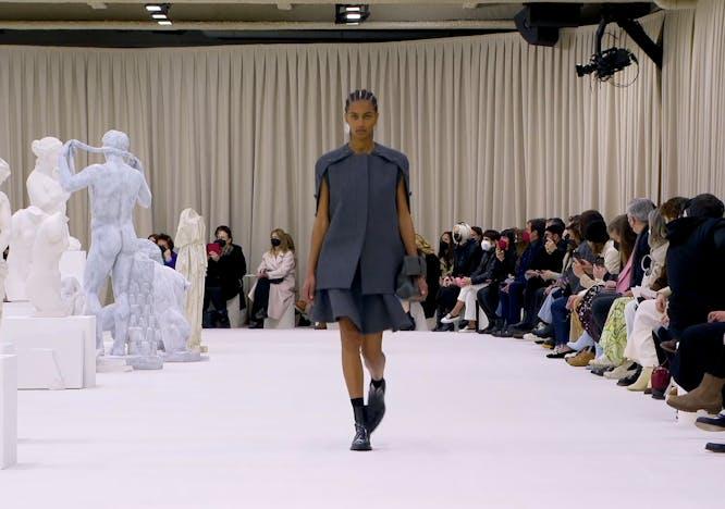 Nella foto Jil Sander la sfilata donna Autunno Inverno 2022-23 