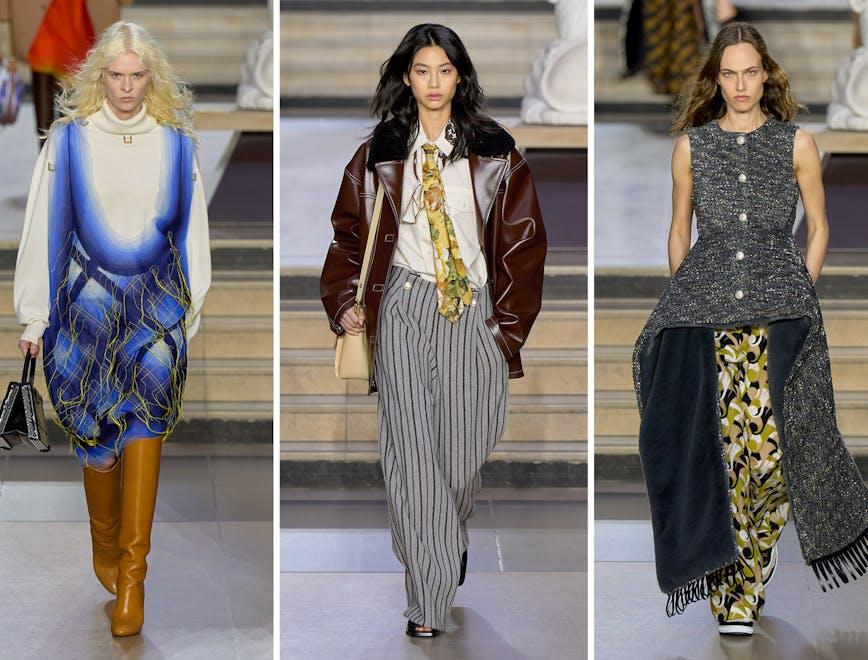 Nella foto La sfilata donna Autunno Inverno 2022-23 di Louis Vuitton