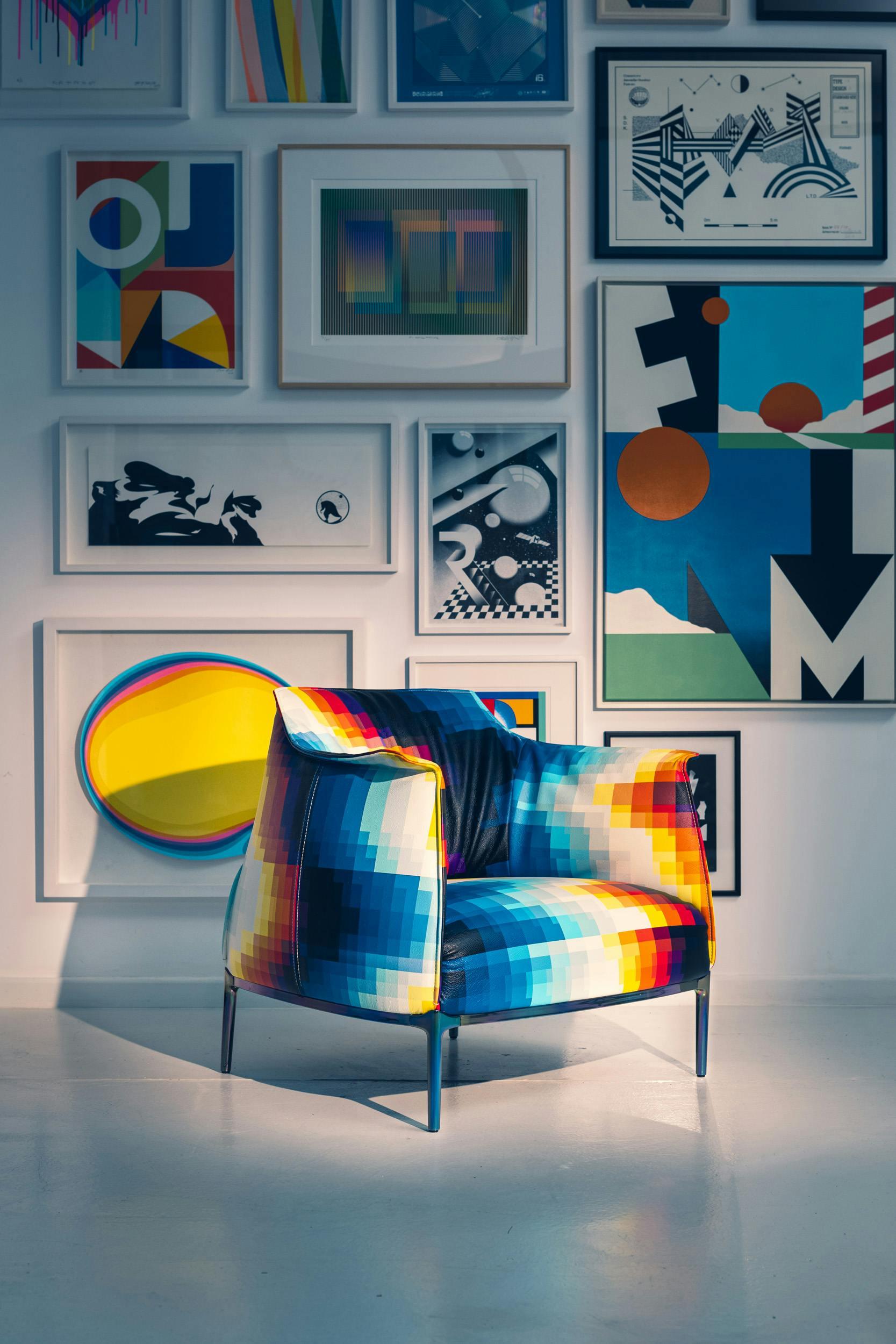 Felipe Pantone x Poltrona Frau, la Archibald Anniversary Limited Edition