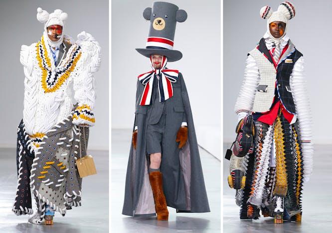 Thom Browne la sfilata uomo e donna Autunno Inverno 2022-23