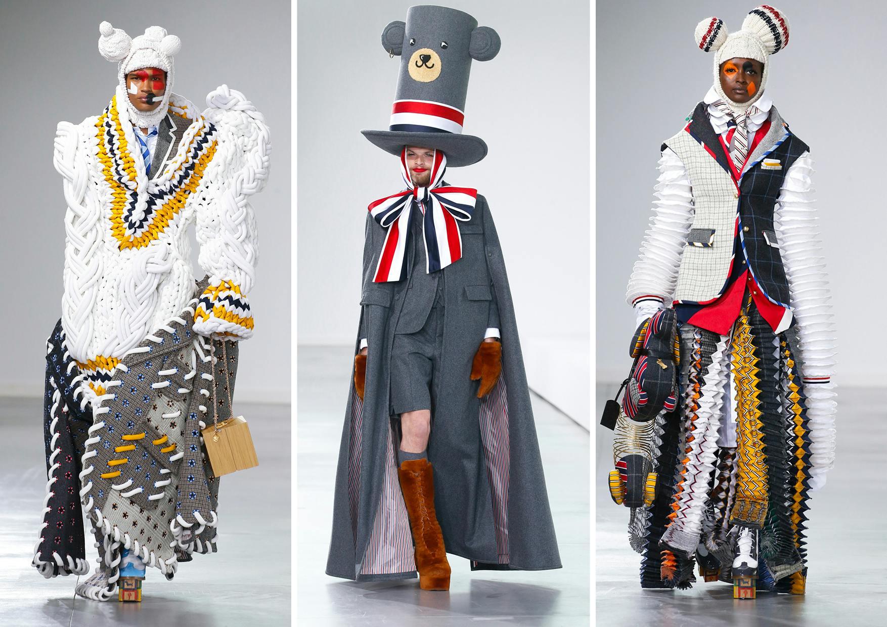 Thom Browne la sfilata uomo e donna Autunno Inverno 2022-23