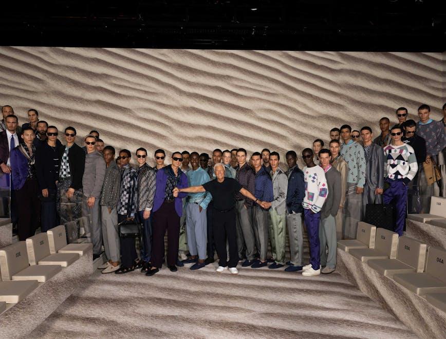 Giorgio Armani la sfilata uomo primavera estate 2023 alla Milano Fashion Week