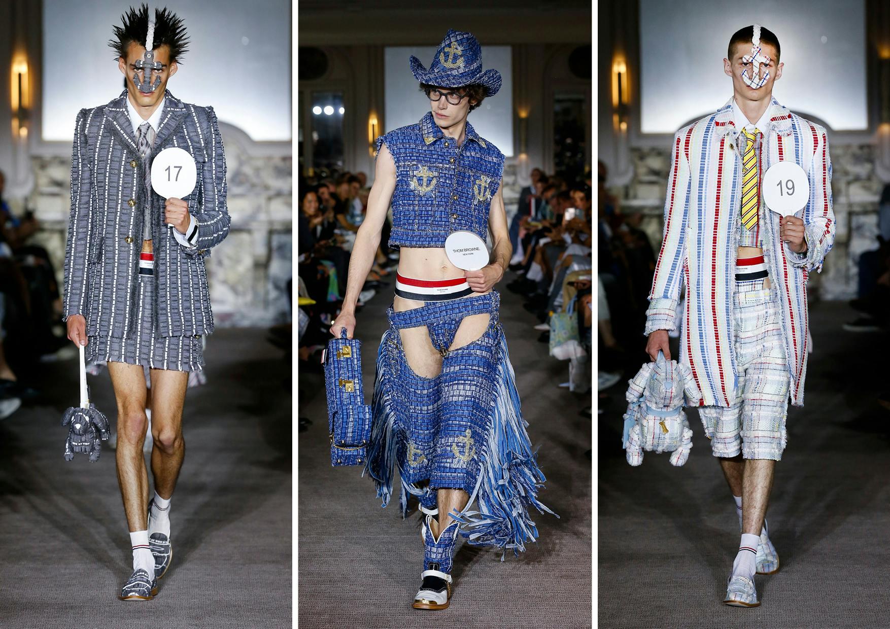 Thom Browne la sfialta uomo primavera estate 2023 alla Paris Fashion Week