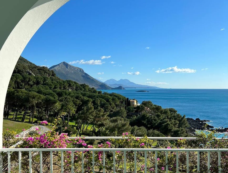 La vista dalla terrazza sul Golfo di Policastro 