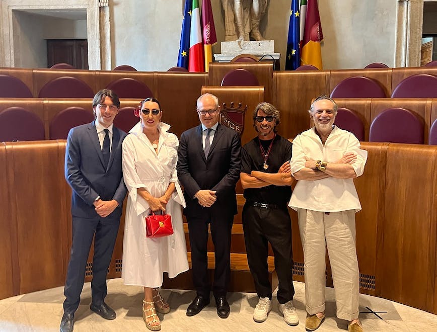 Nelal foto: Alessandro Onorato, Rossy de Palma, Pierpaolo Piccioli, Roberto Gualtieri, Jacopo Venturini