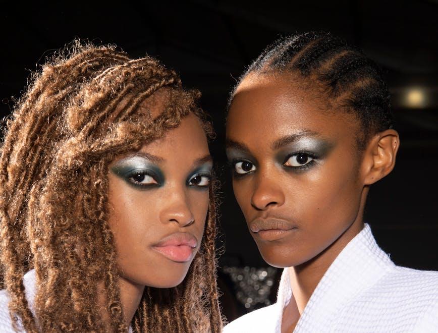 Make-up della sfilata di Tommy Hilfiger primavera estate 2023.