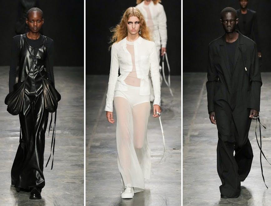 Ann Demeulemeester la sfilata primavera estate 2023