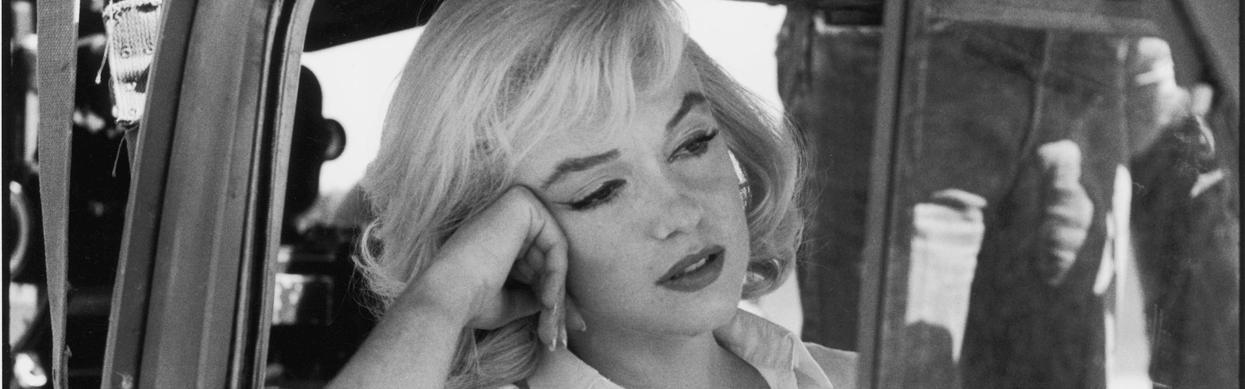 Marylin Monroe sul set del film "Gli Spostati".