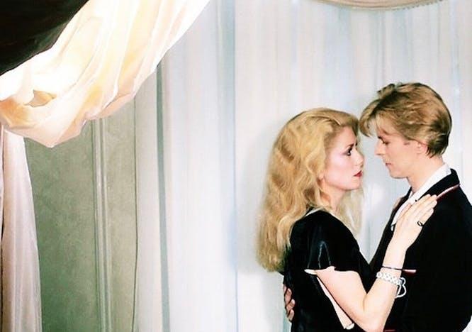 Catherine Deneuve e David Bowie in "The Hunger"