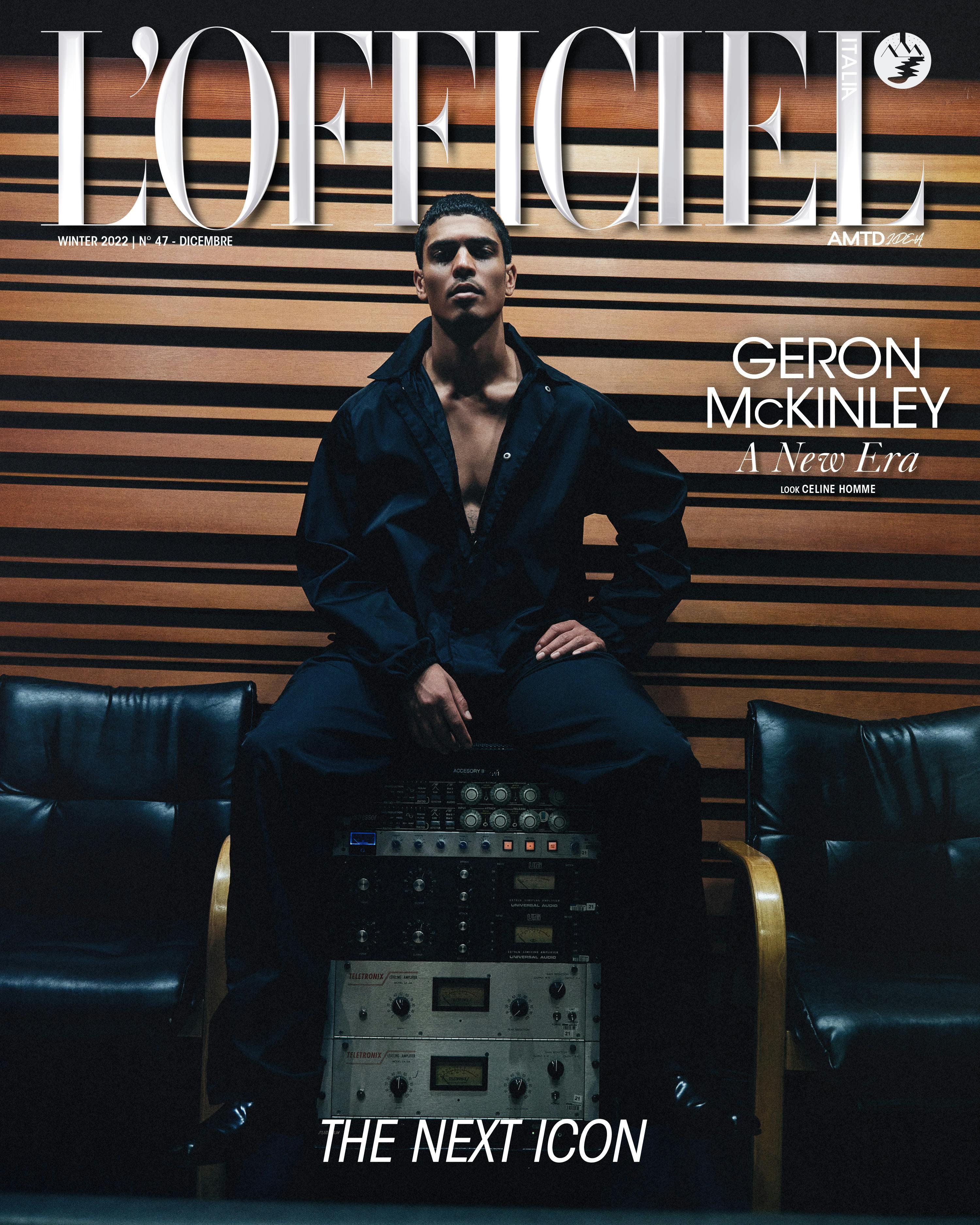 Geron McKinley CELINE HOMME per L'Officiel Italia n.47 - Winter 2022