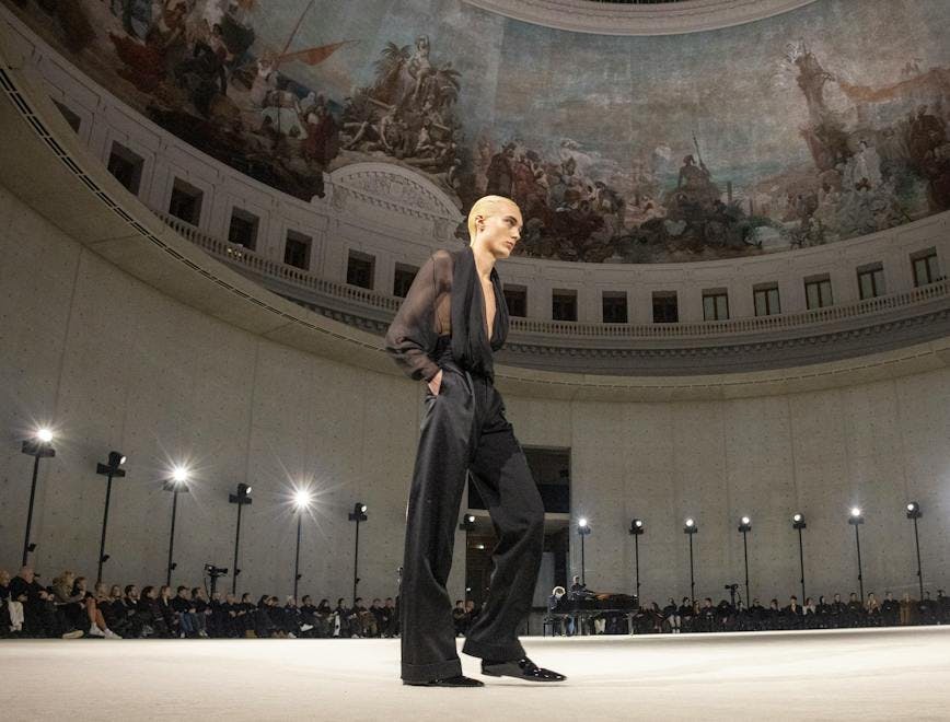 Saint Laurent sfilata uomo Autunno Inverno 2023