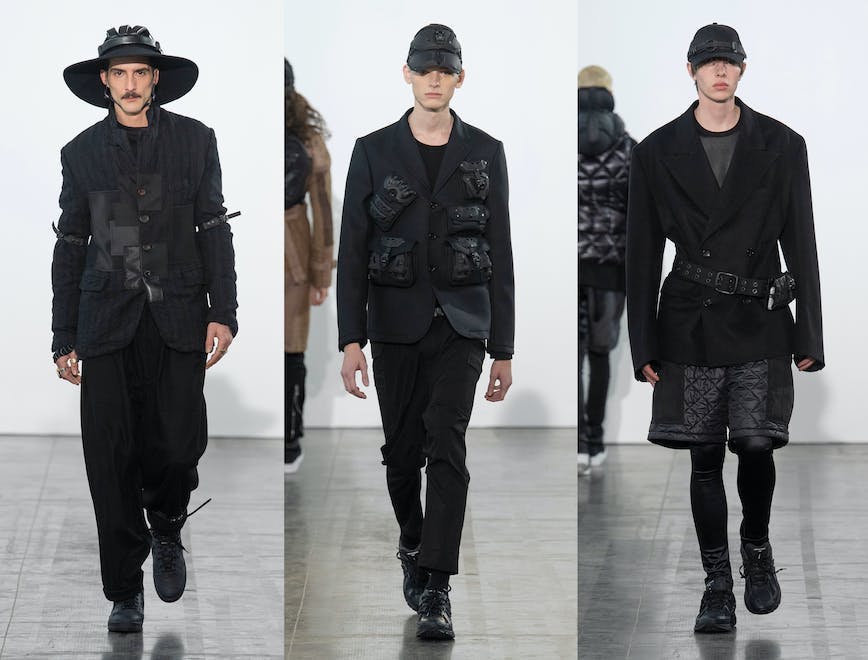 Junya Watanabe la sfilata uomo autunno inverno 2023-24